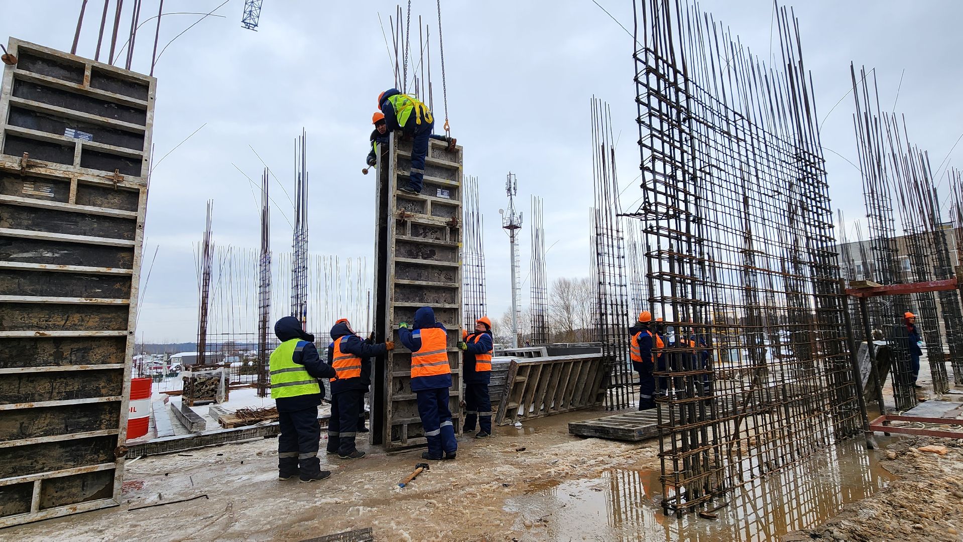 строительство, поликлиника, наша поликлиника, Лосино-Петровский,