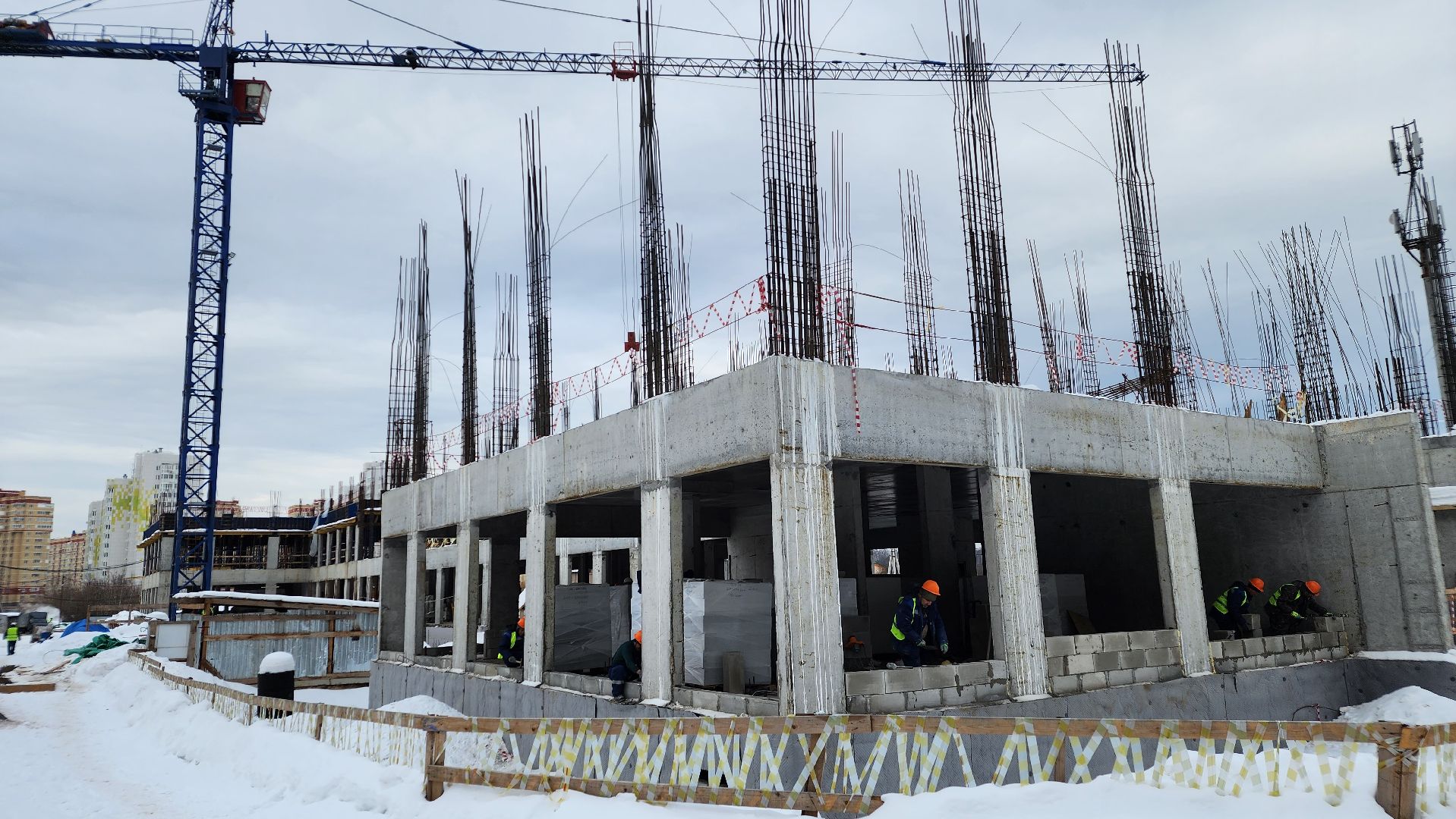 строительство, поликлиника, наша поликлиника, Лосино-Петровский,