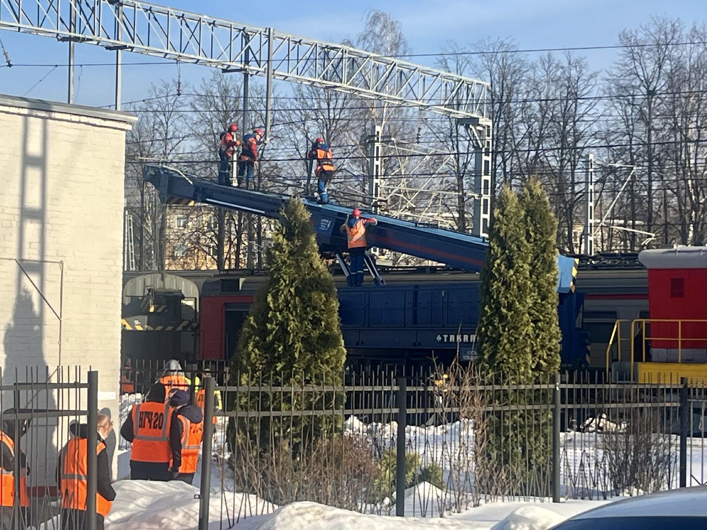 Апрелевка, мцд-4,чп, сход поезда,