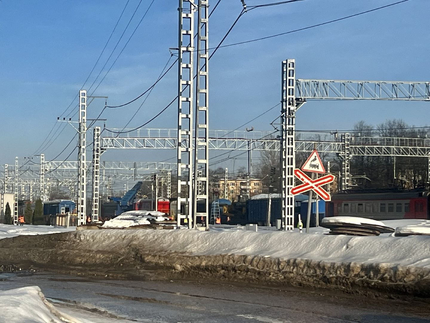 Апрелевка, мцд-4,чп, сход поезда,