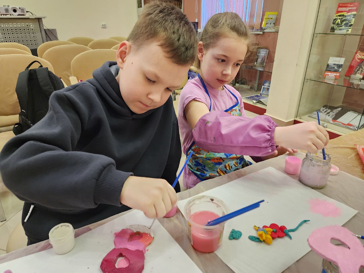 пушкино, мастер-класс, 8 марта, весна, дети, лепка,