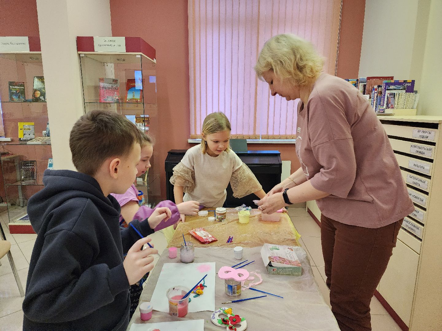 пушкино, мастер-класс, 8 марта, весна, дети, лепка,