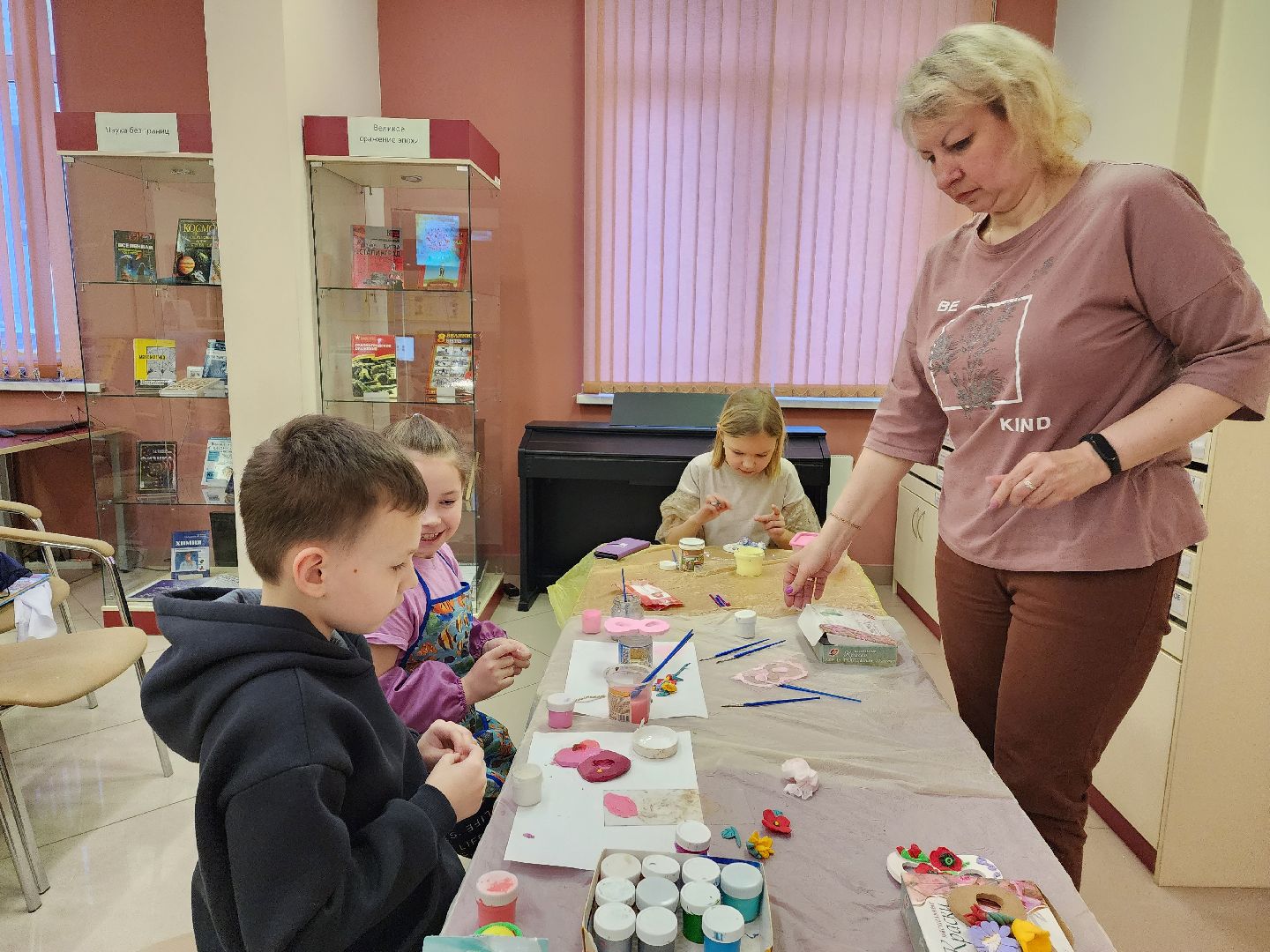 пушкино, мастер-класс, 8 марта, весна, дети, лепка,