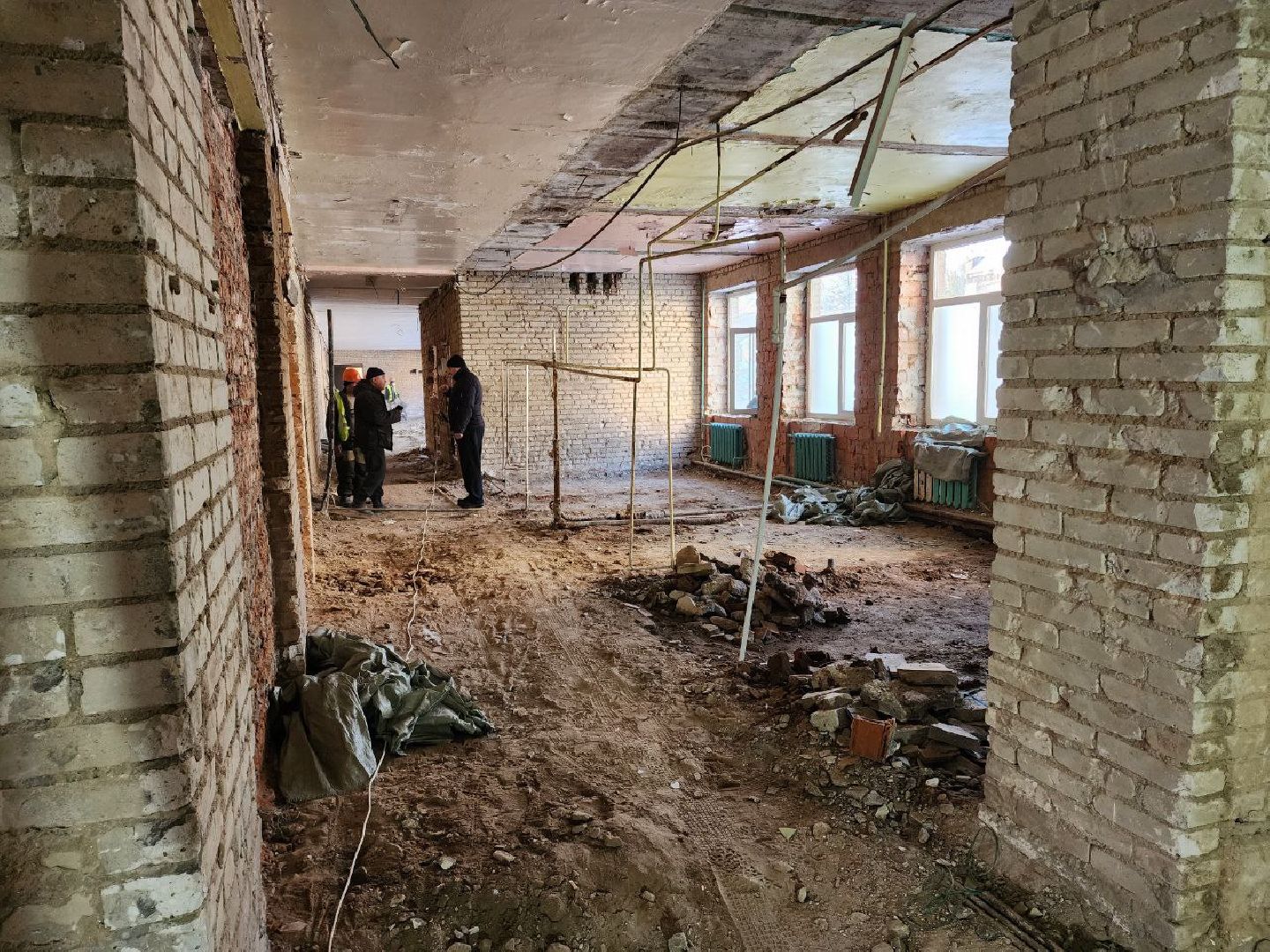 Солнечногорск, Школа, Ремонт, Строительные работы, Ученики,