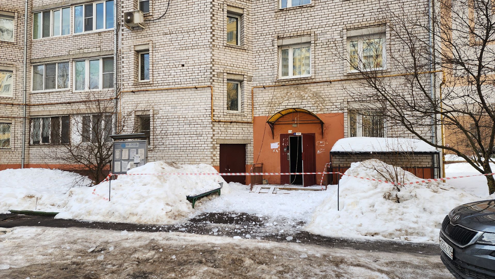 Солнечногорск, Рекинцо-2, ЖКХ, Очистка крыши, промышленные альпинисты,