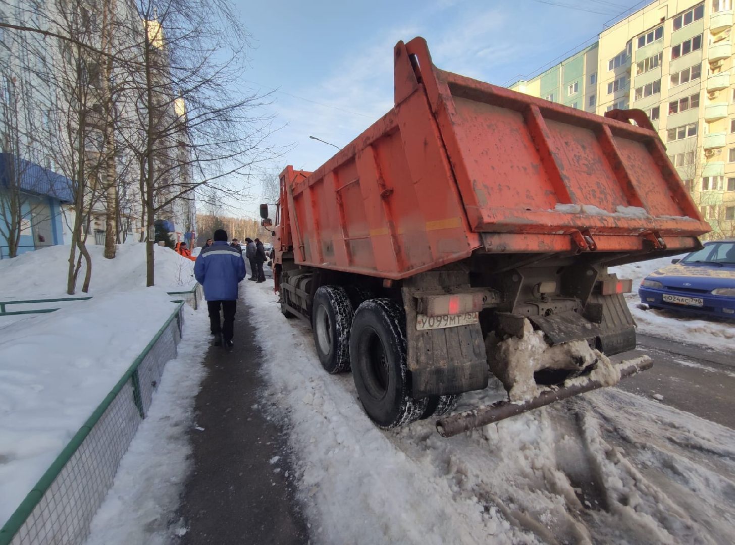 солнечногорск, снег, уборка,