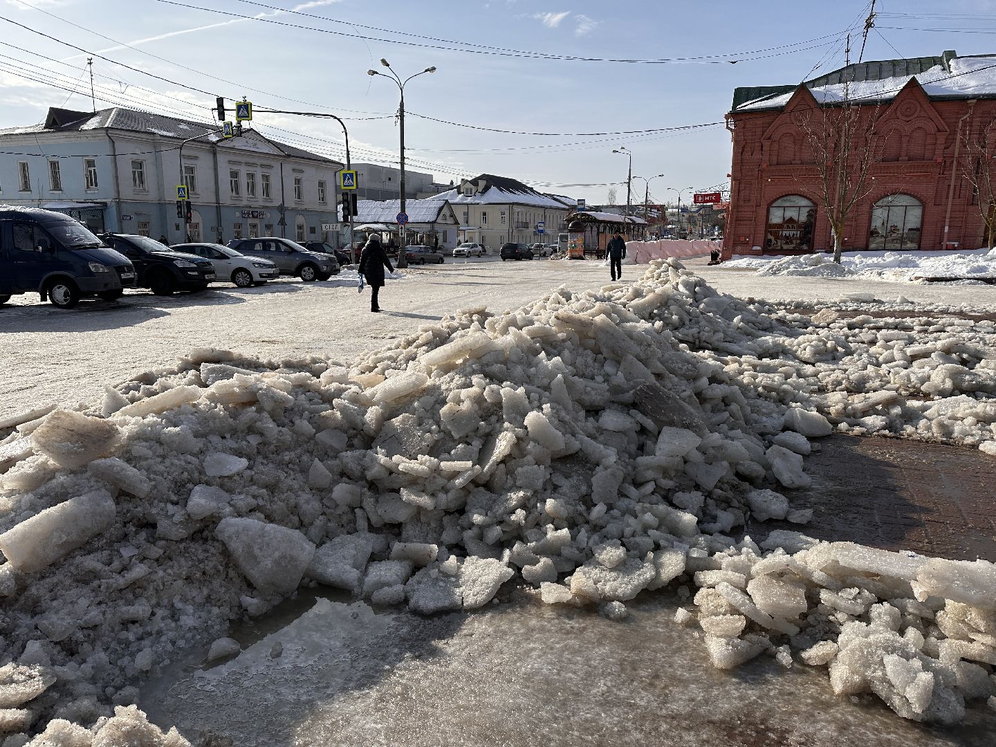 Клин, общество, уборка снега, ЖКХ,