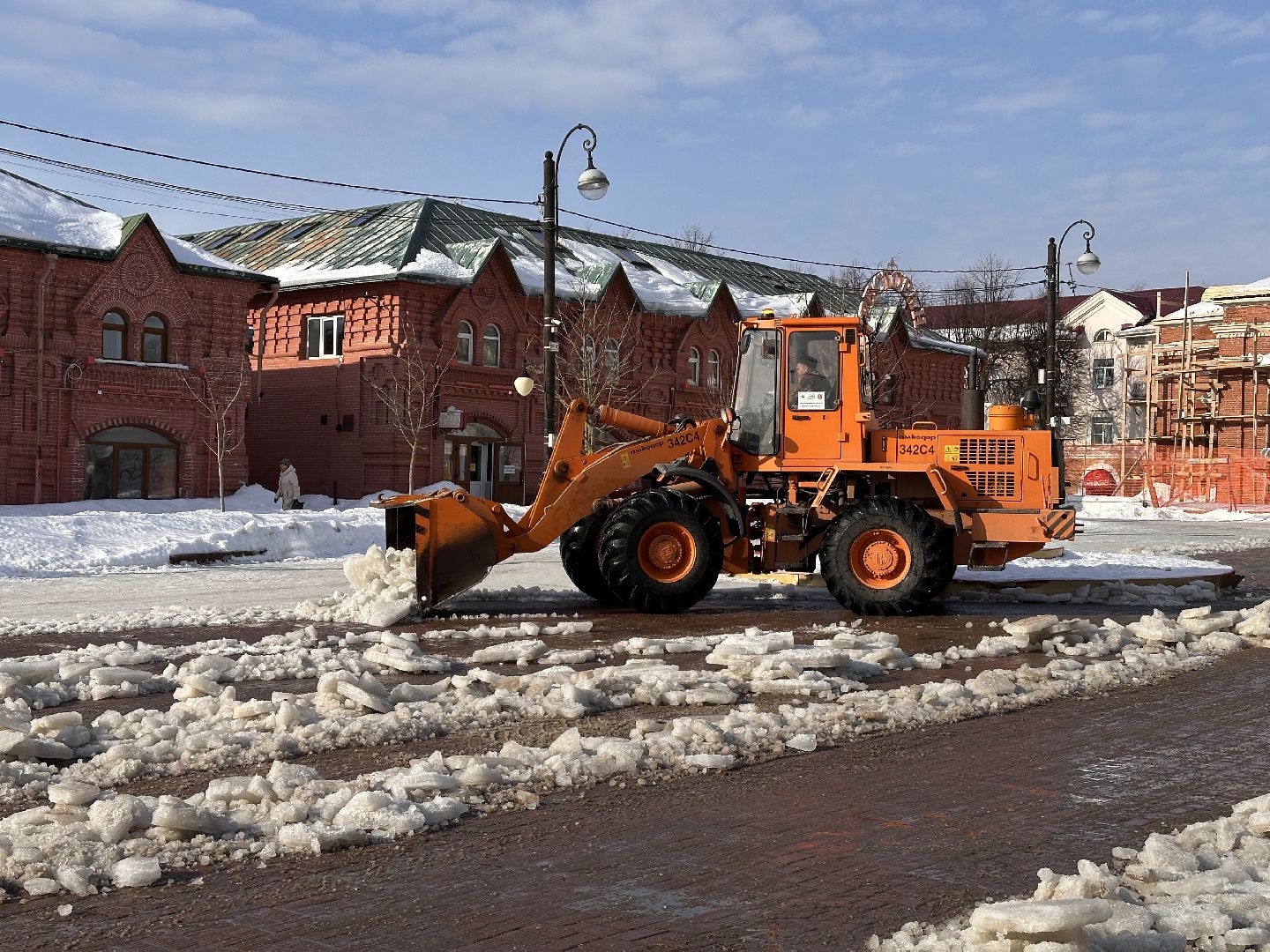 Клин, общество, уборка снега, ЖКХ,