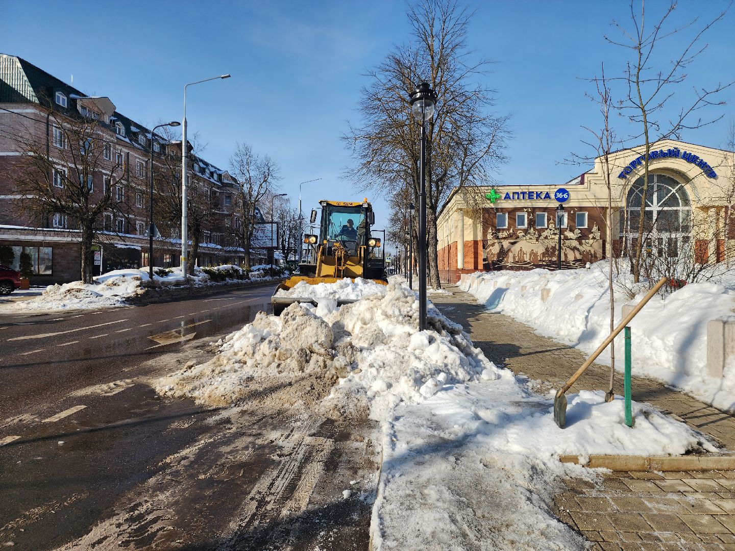 Звенигород, ЖКХ, благоустройсво, уборка льда,