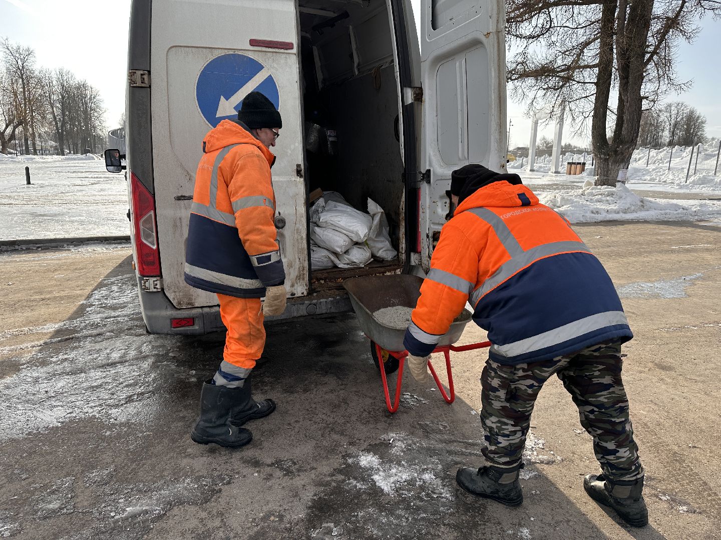 Клин, общество, уборка снега, ЖКХ, зима,