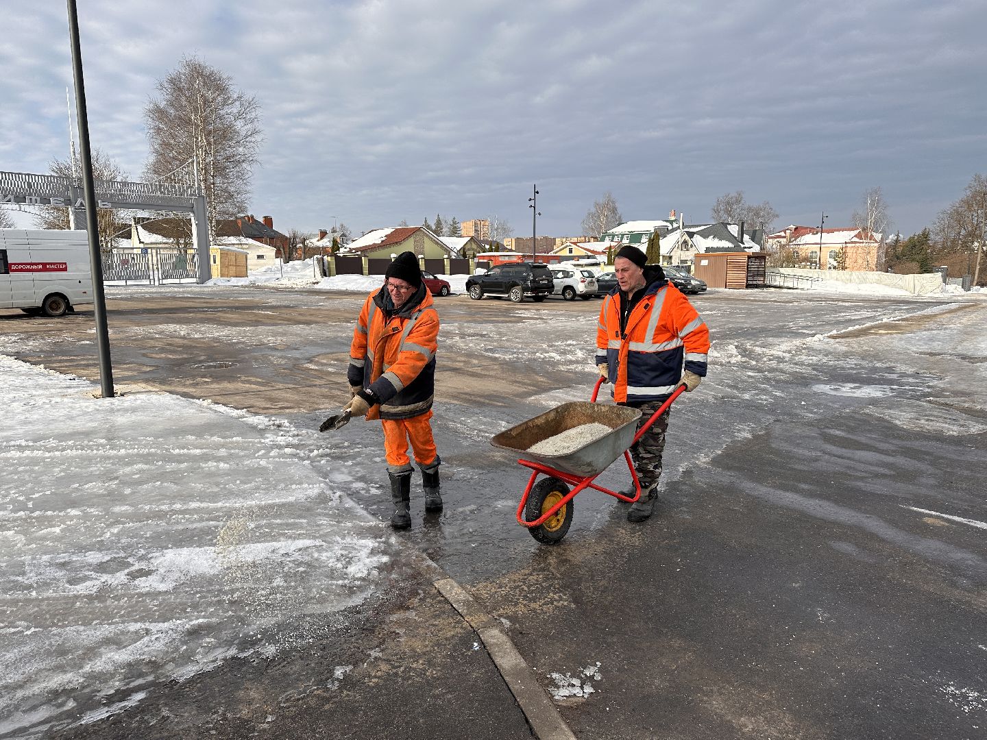 Клин, общество, уборка снега, ЖКХ, зима,