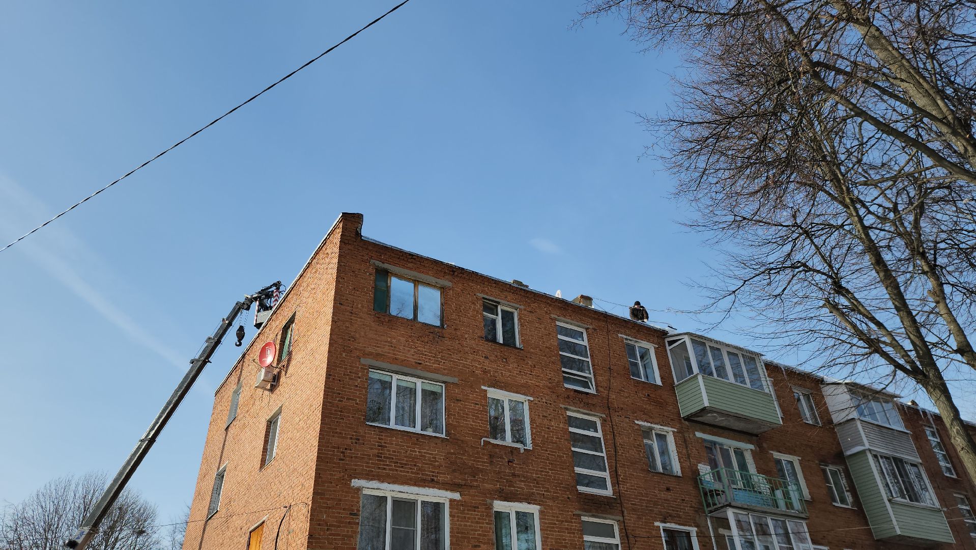 Снег и наледь, Серебряные Пруды, ЖКХ,