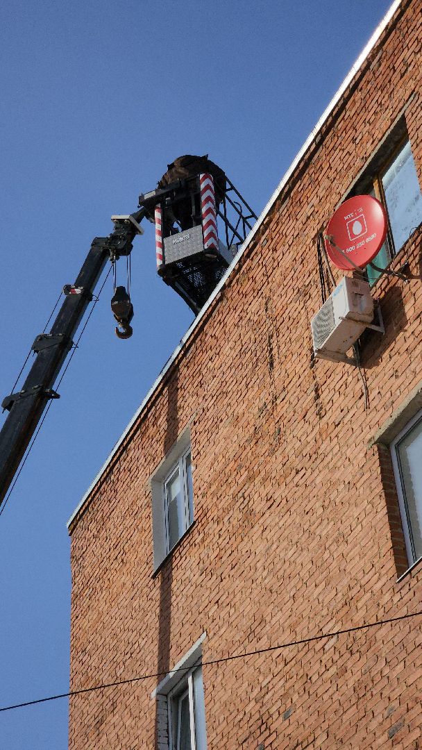 Снег и наледь, Серебряные Пруды, ЖКХ,