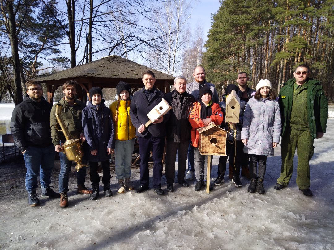 Скворечник для птиц, Минэкологии, Мытищи, Сбербанк