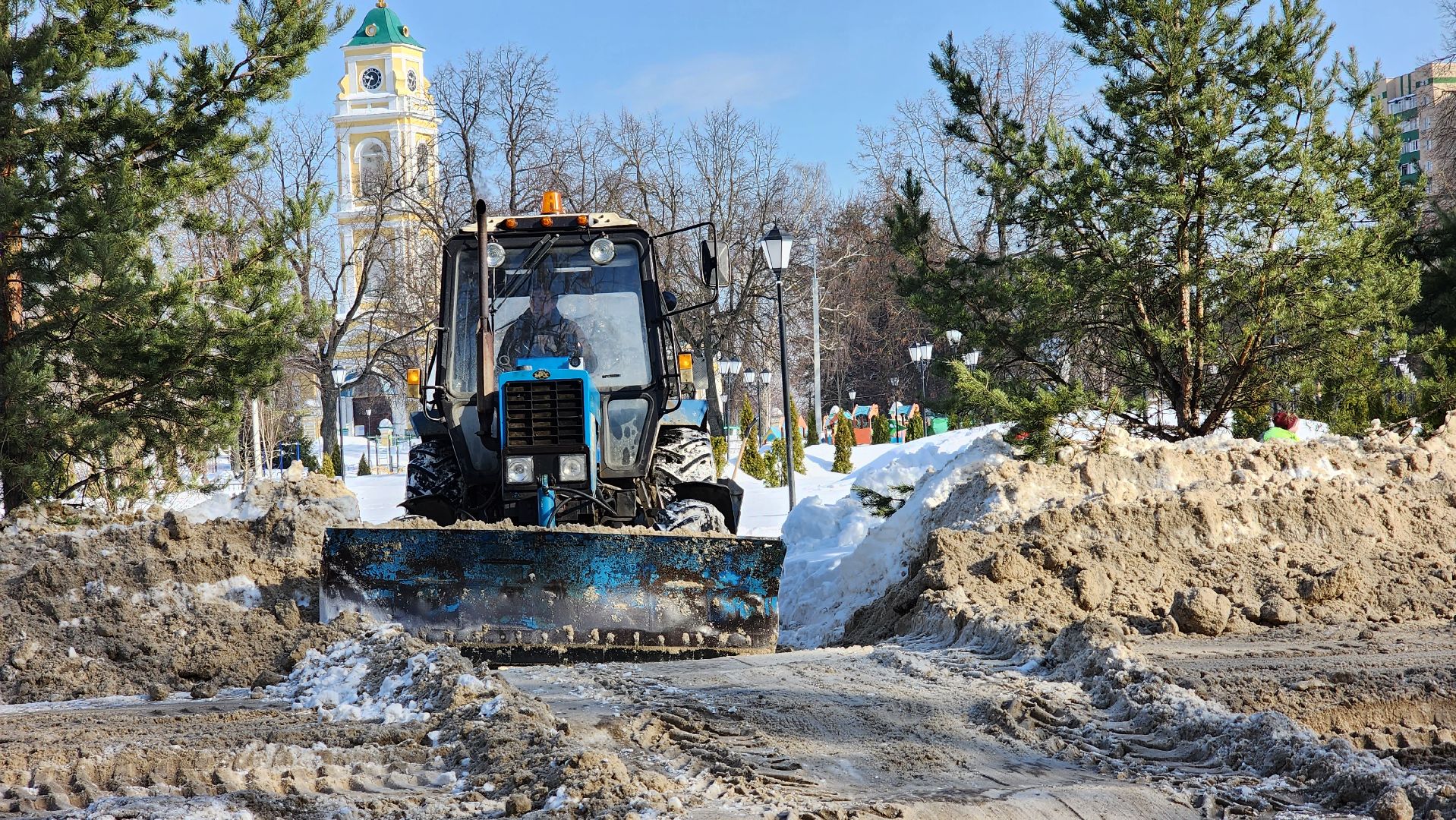 жкх, уборка снега, коммунальщики, Лосино-Петровский, дороги,