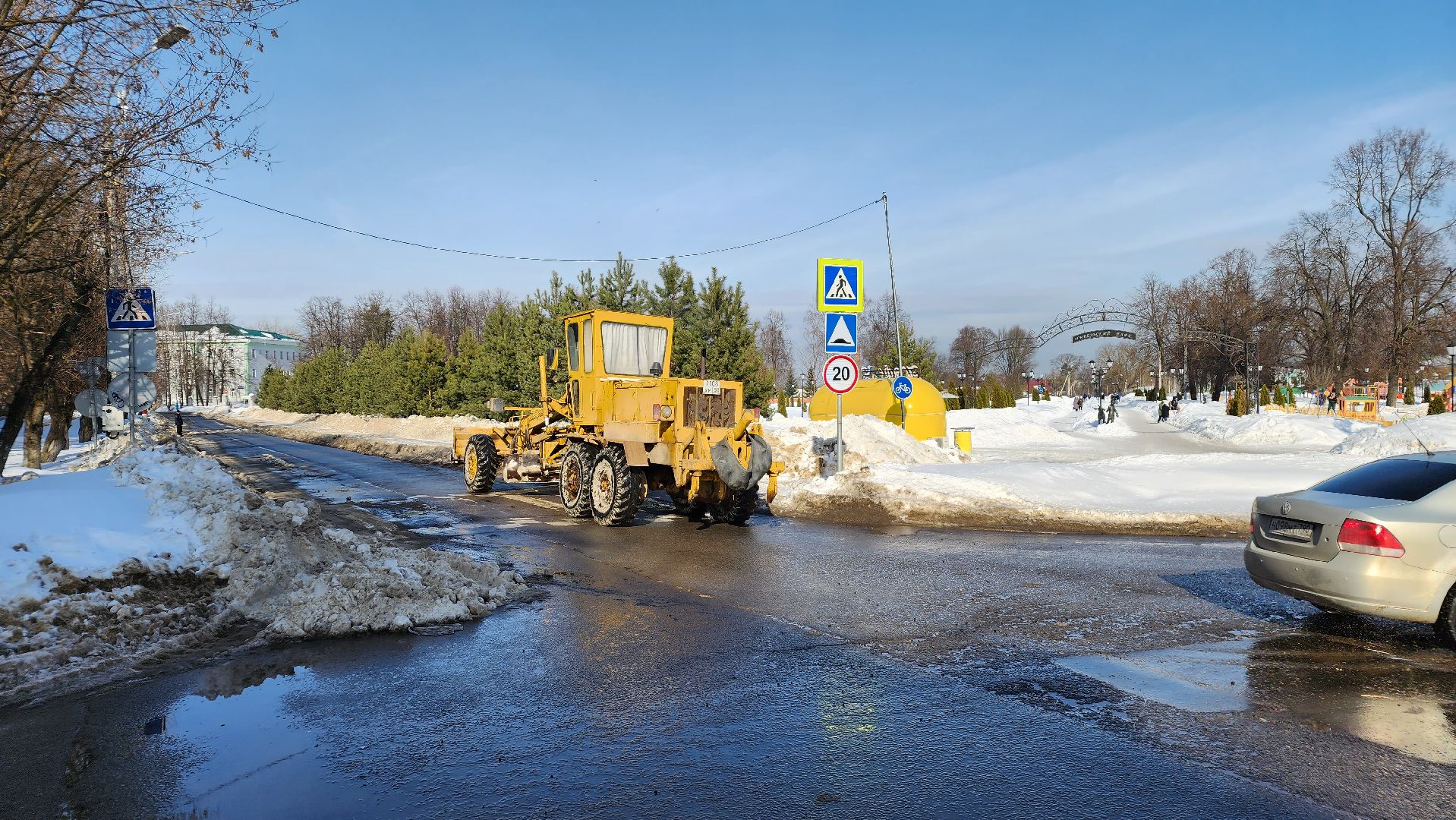 жкх, уборка снега, коммунальщики, Лосино-Петровский, дороги,