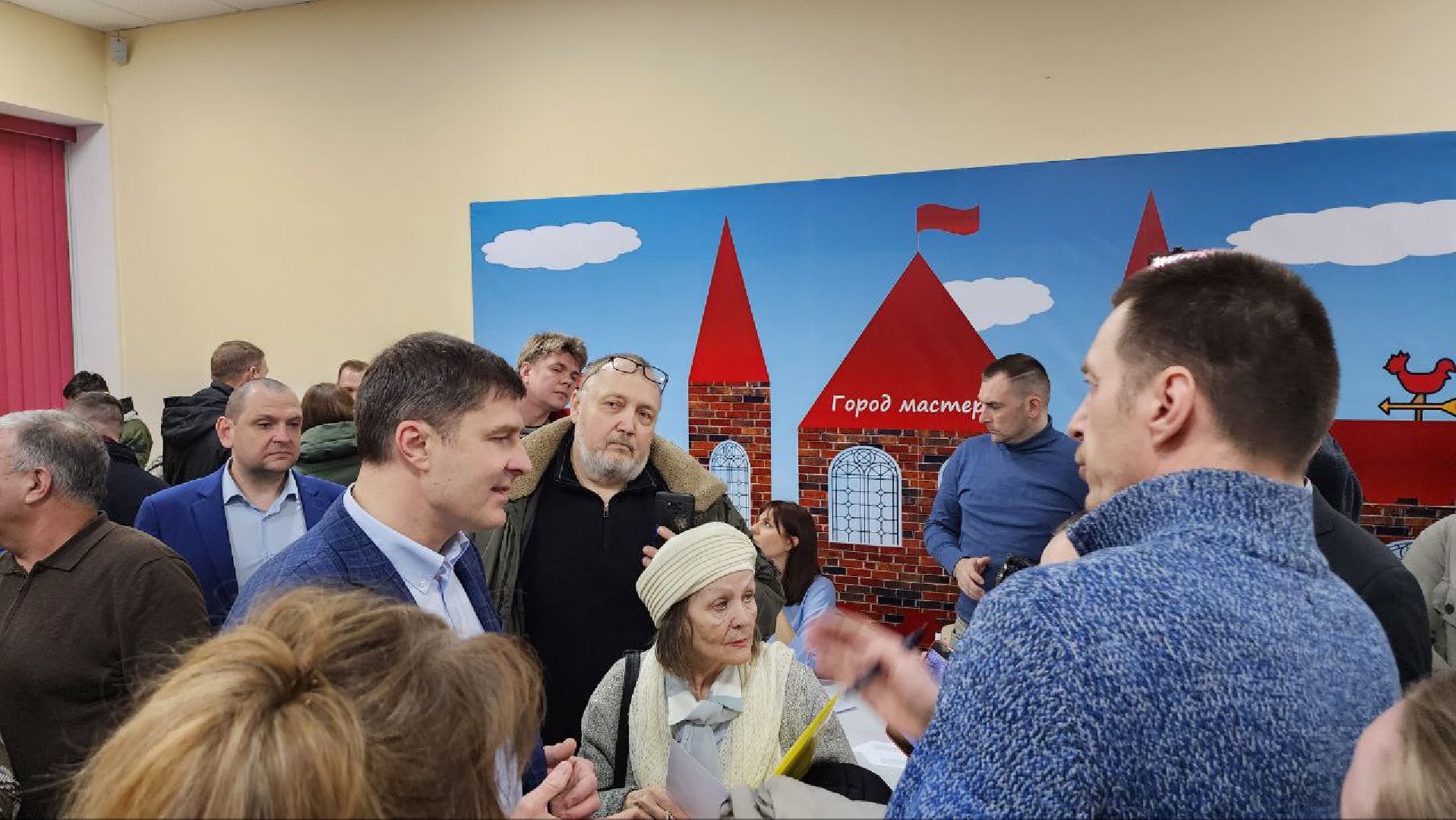 Люберцы, выездная администрация, глава городского округа люберцы владимир волков,новая школа,