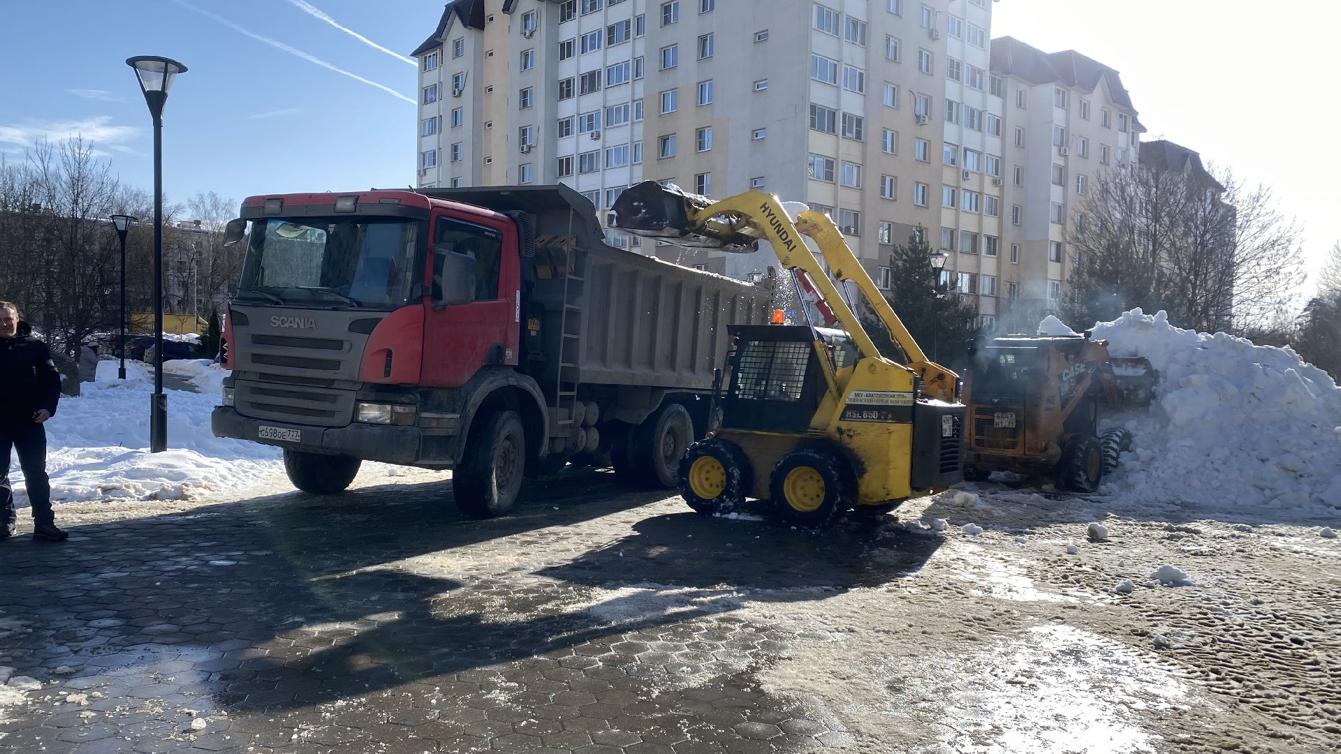 уборка дворов, уборка от снега, коммунальные службы, видное, ленинский городской округ,
