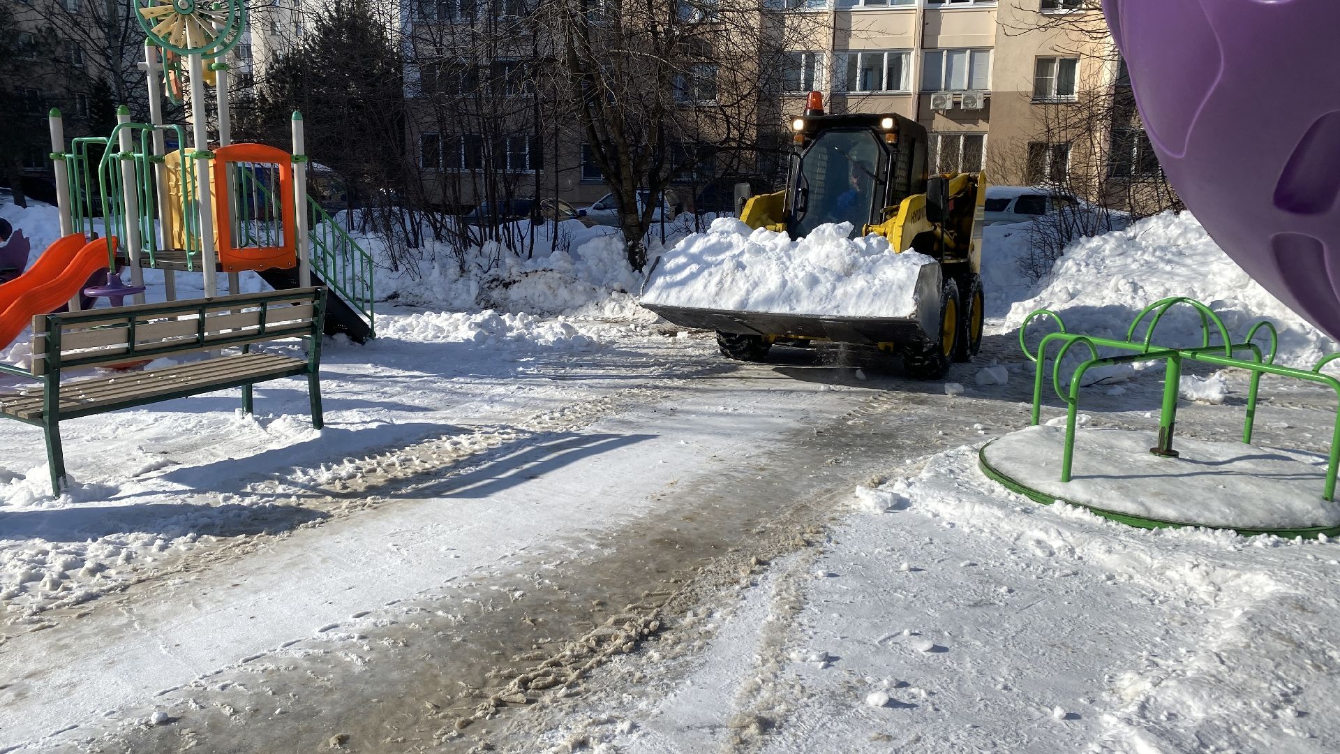 уборка дворов, уборка от снега, коммунальные службы, видное, ленинский городской округ,