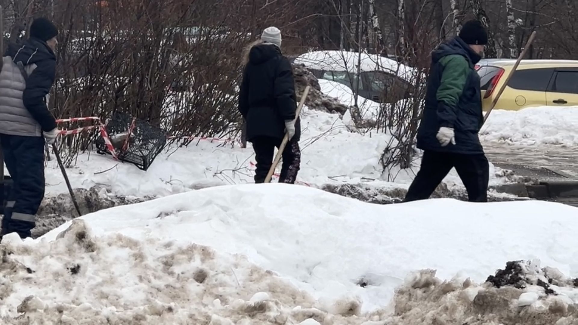 химки, уборка снега, уборка дворов, жкх,