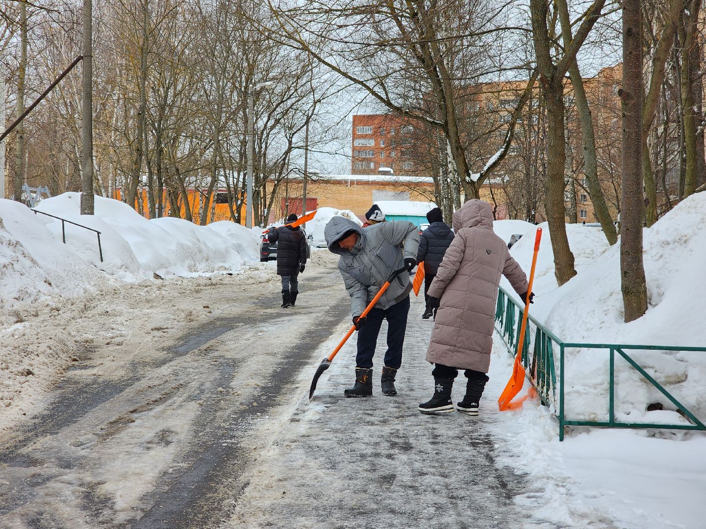 жкх, уборка снега, фрязино,