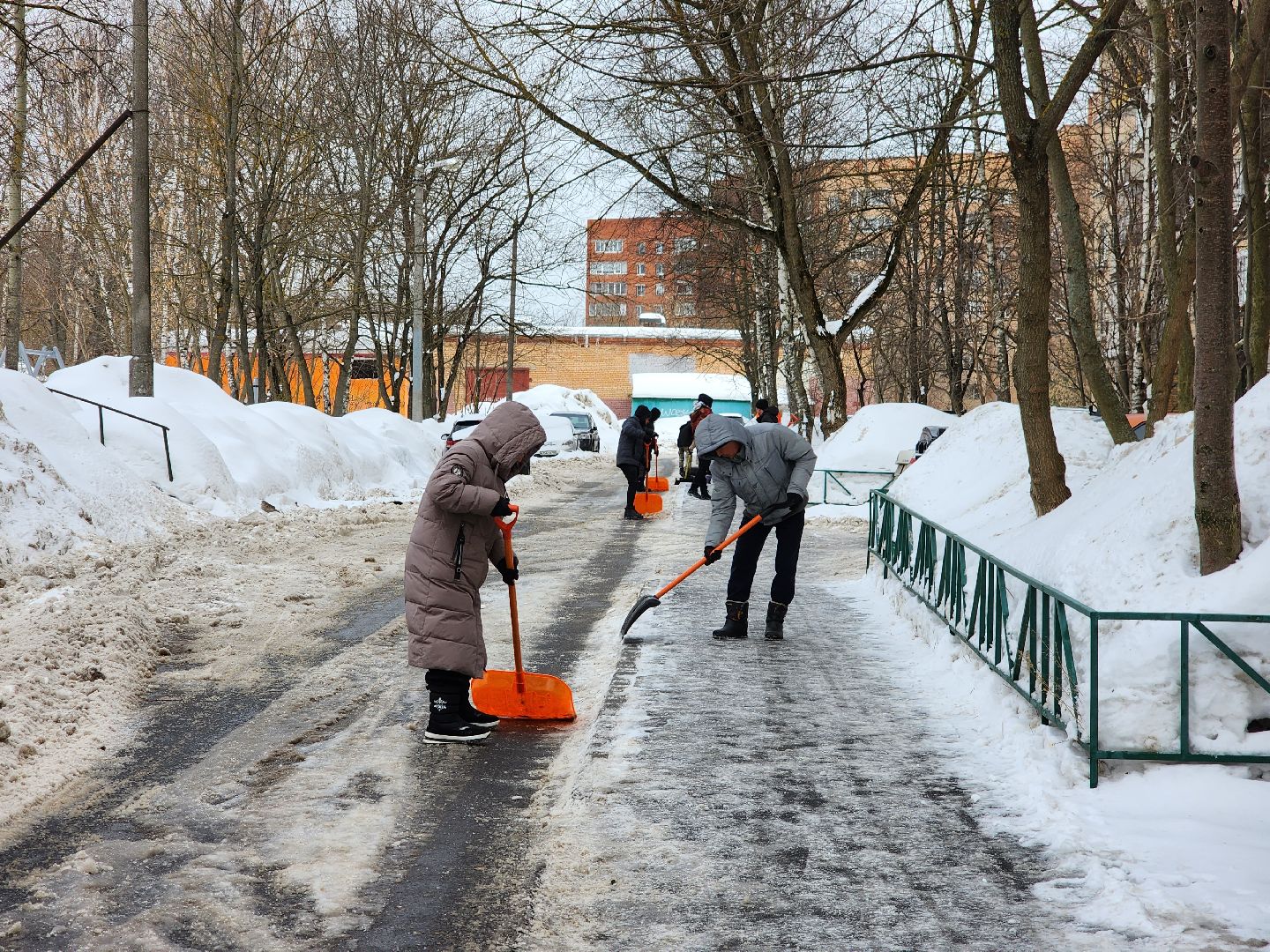 жкх, уборка снега, фрязино,