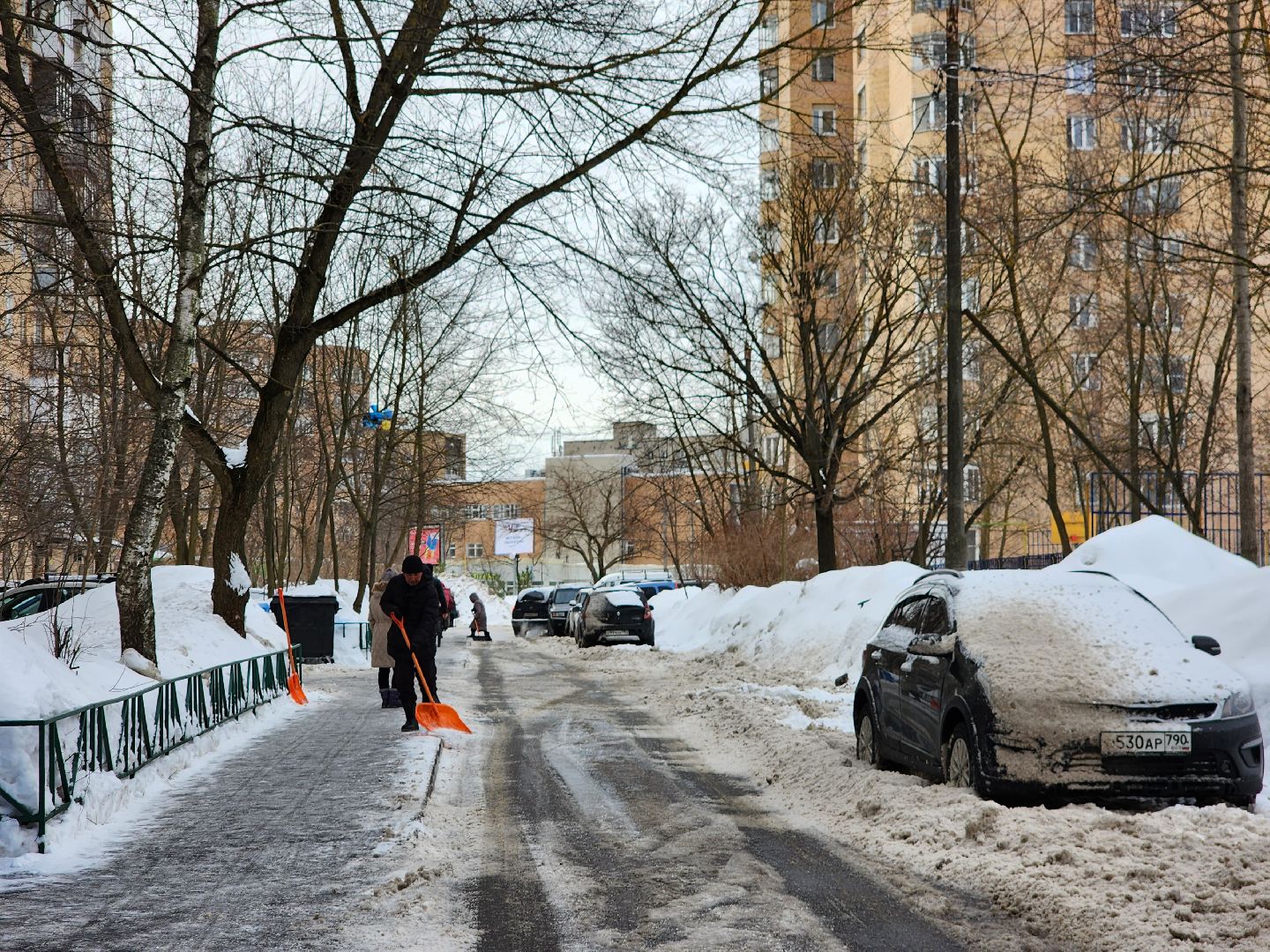 жкх, уборка снега, фрязино,