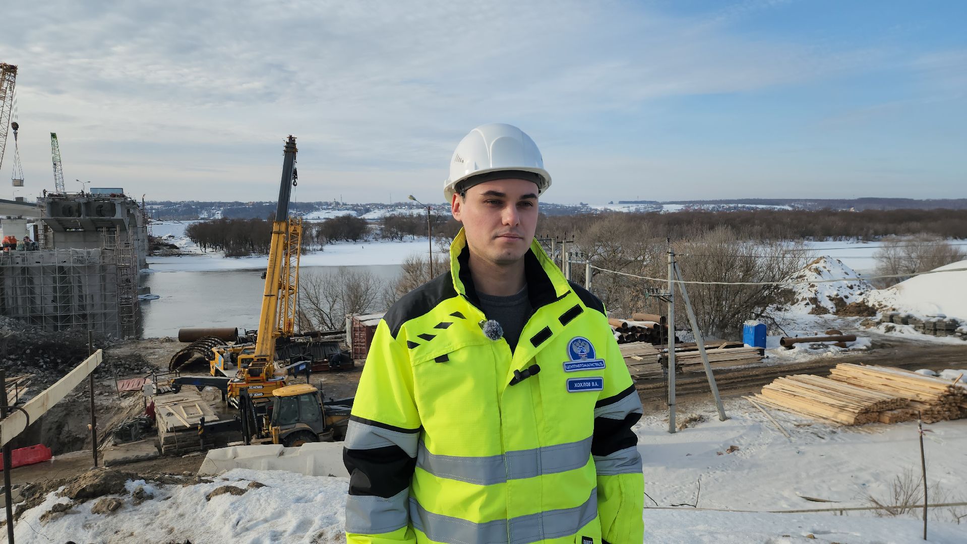 серпухов, река ока, мост через оку, федеральная трасса М2, строительство моста,