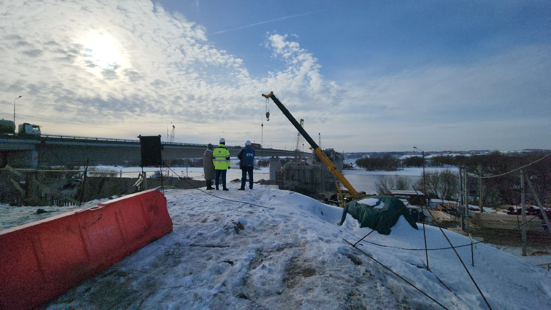 серпухов, река ока, мост через оку, федеральная трасса М2, строительство моста,