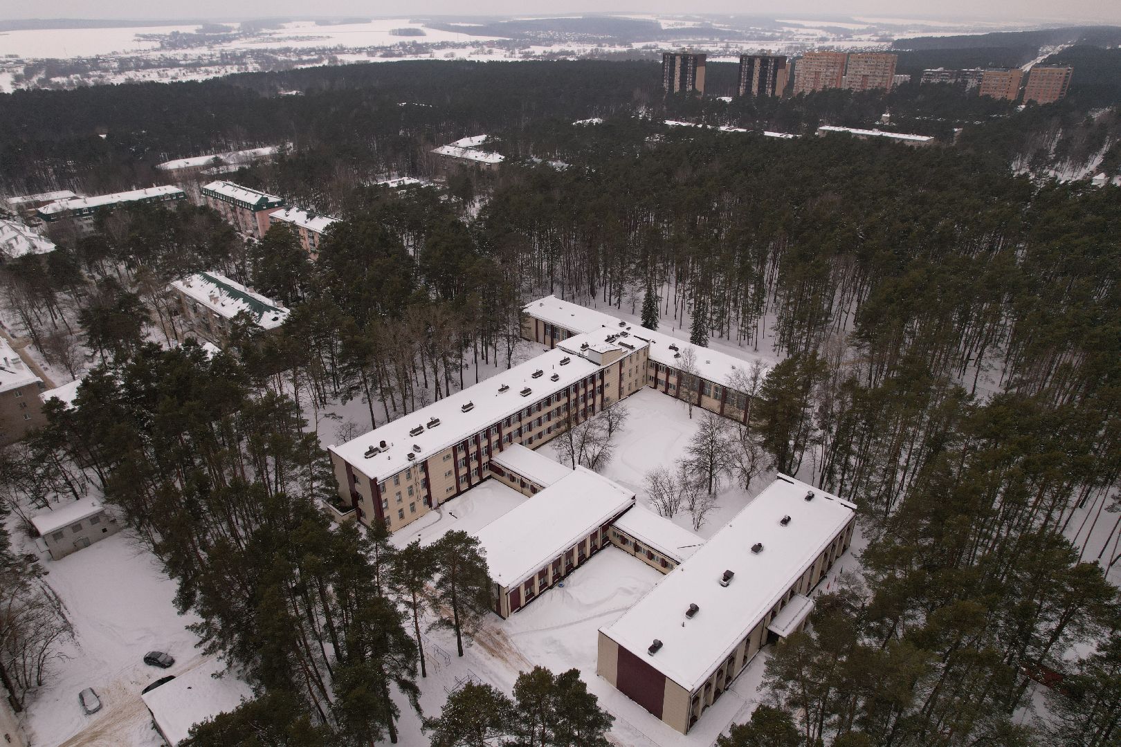 видео с коптера, лицей, образование,