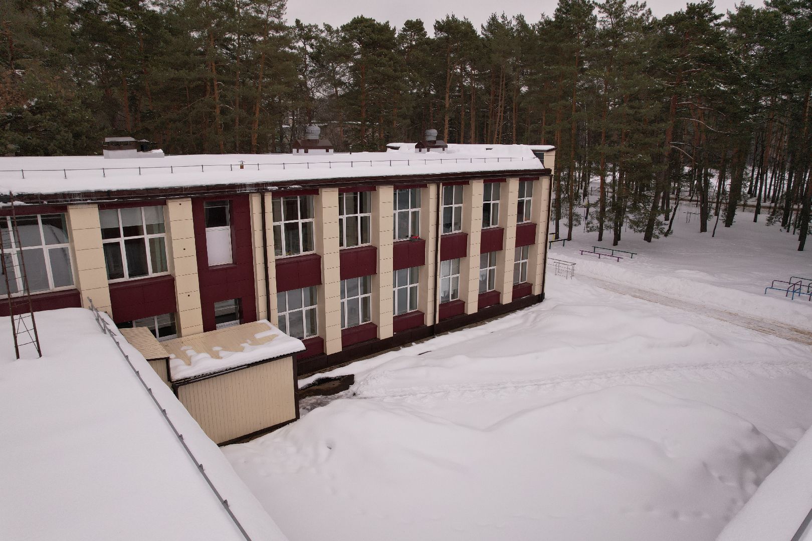 видео с коптера, лицей, образование,