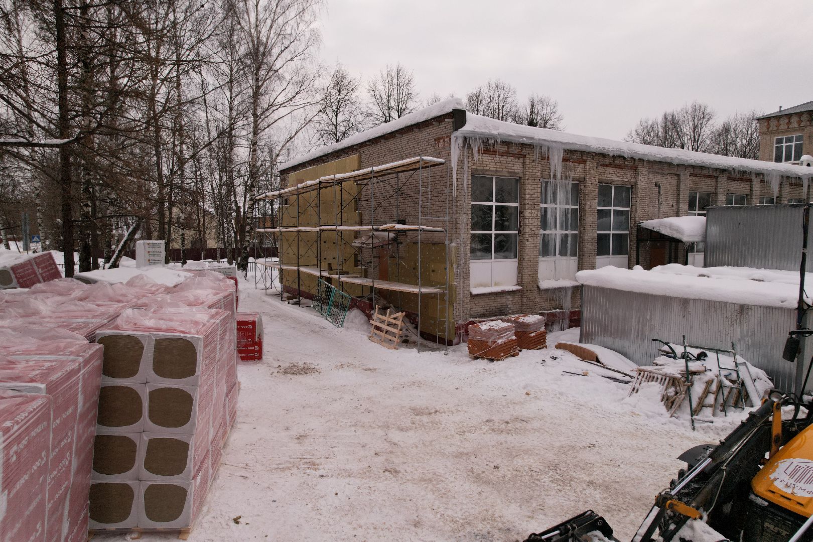 видео с коптера, ремонт, школа,