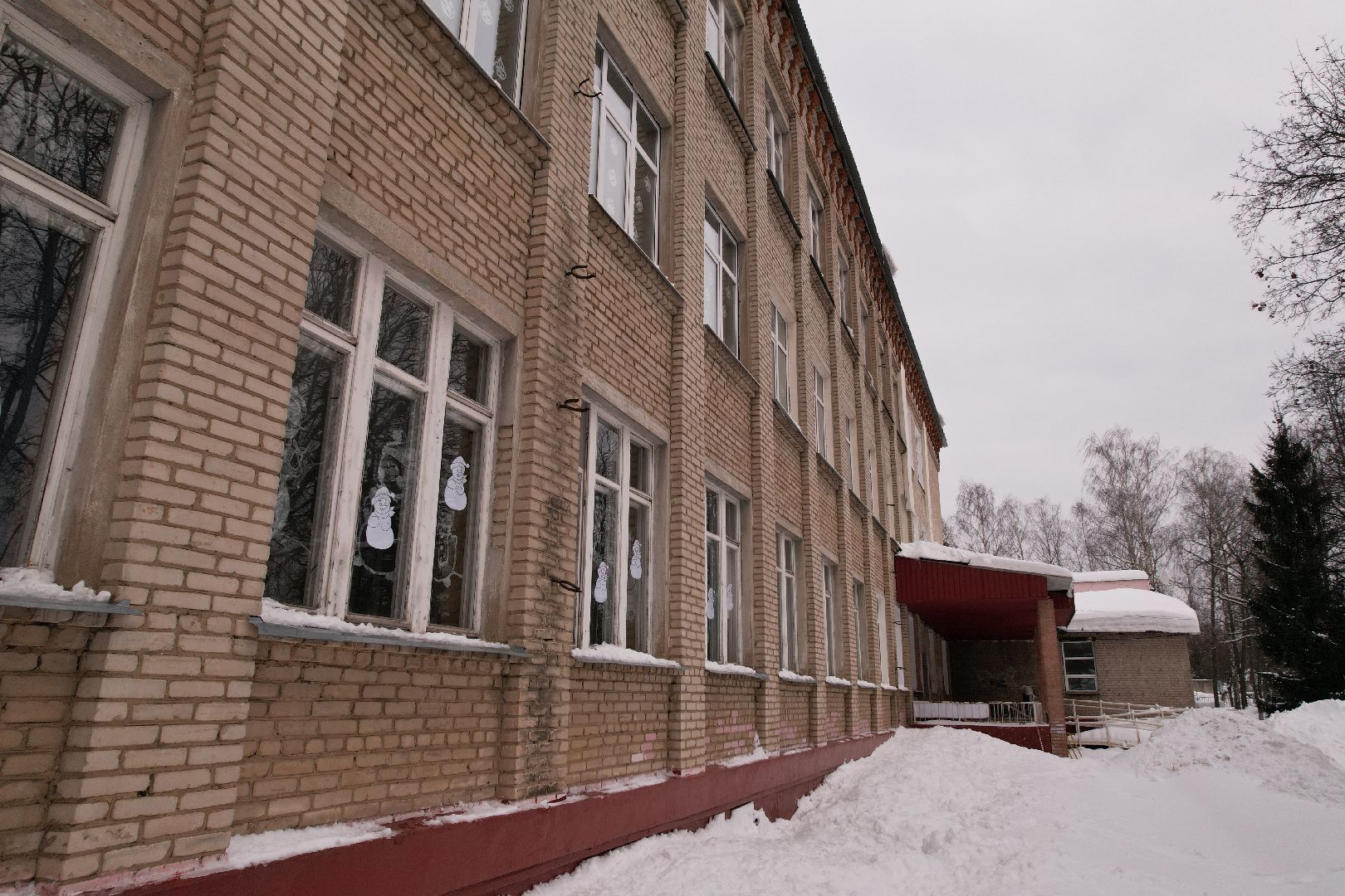 видео с коптера, ремонт, школа,