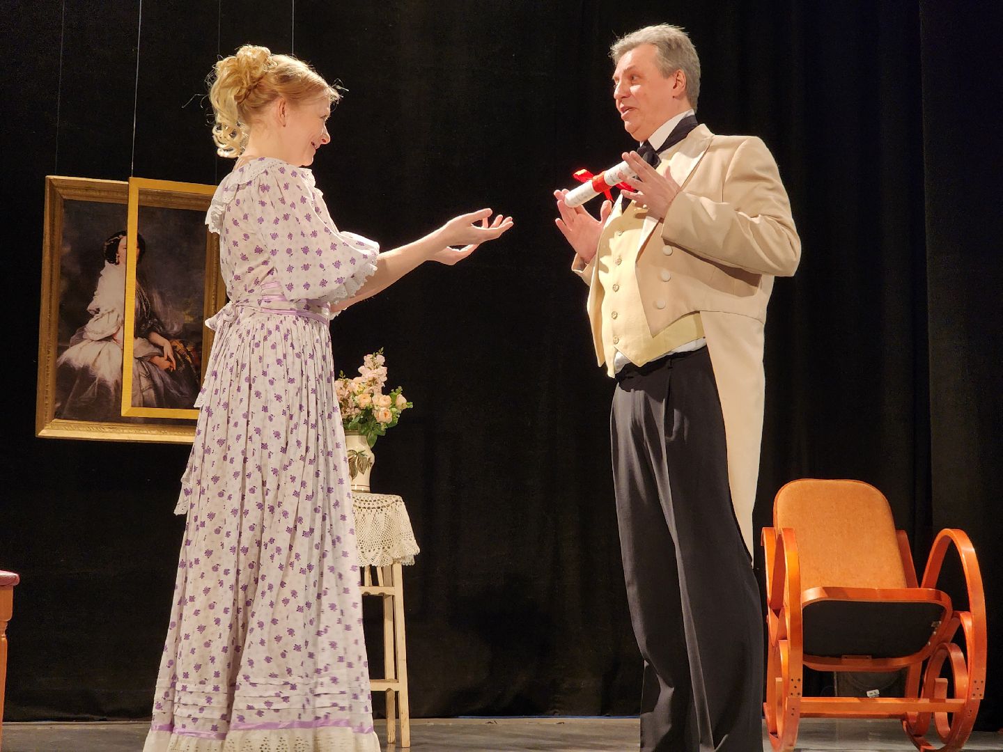 пушкино, спектакль, премьера спектакля, любительский театр, тургенев,