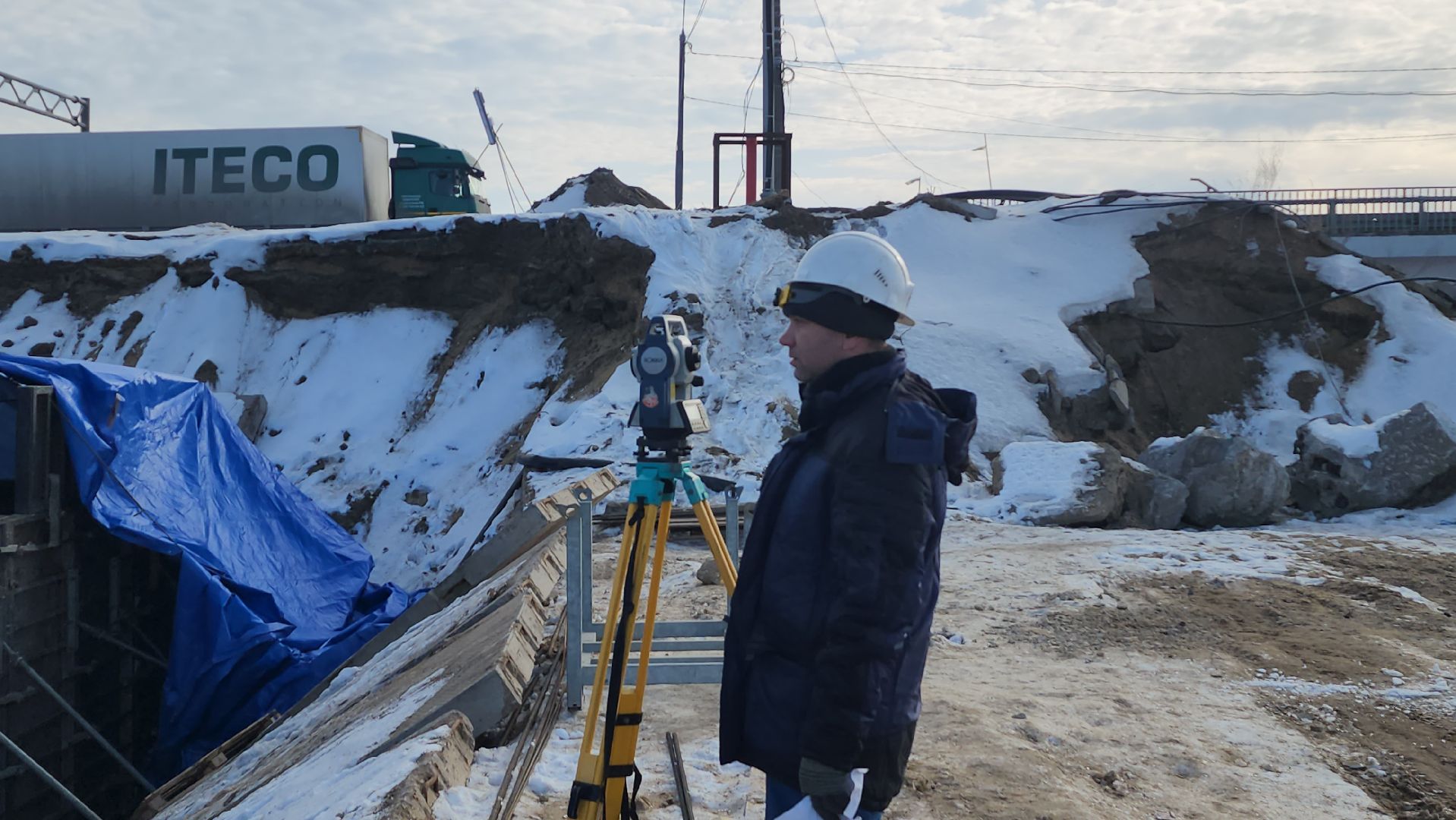 серпухов, федеральная трасса М2, река ока, мост через оку, строительство моста,