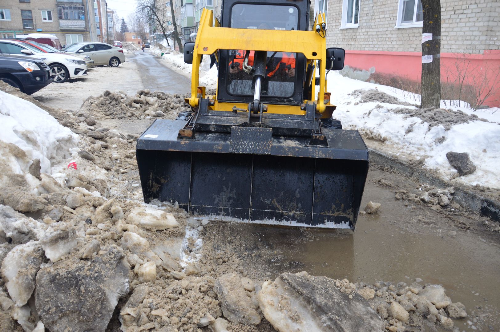 гололед, гололедица, шатура, жкх и благоустройство, жкх подмосковье, дороги подмосковья, дворы, уборка снега и наледи,