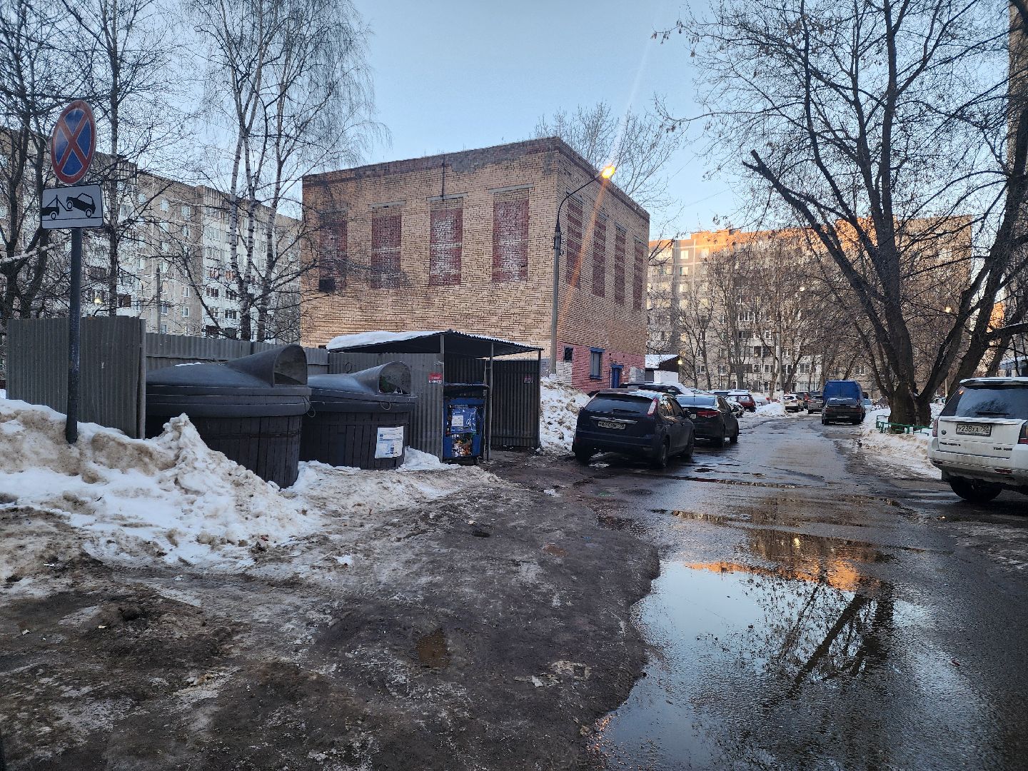 Подольск, контейнерная площадка, благоуйстройство, вывоз мусора,