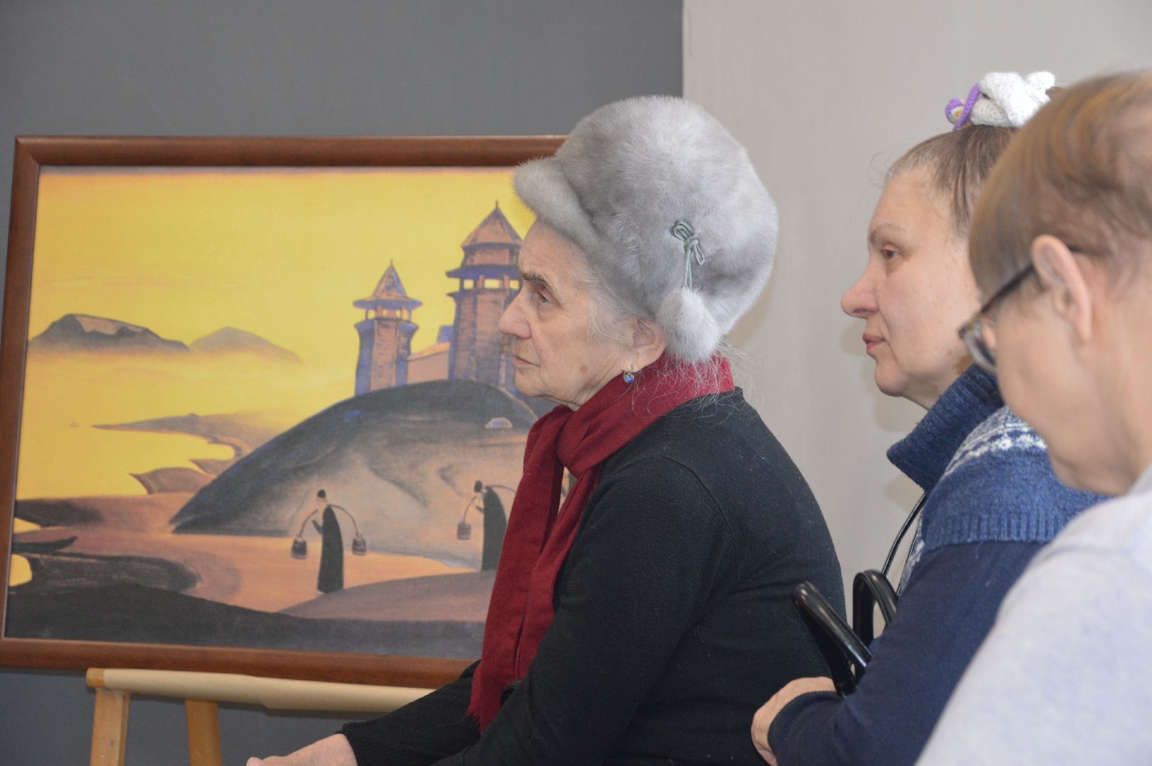 шатура, активное долголети, рерих, картины рериха, всероссийская акция, 150 лет, городской округ культура, библиотекарь,