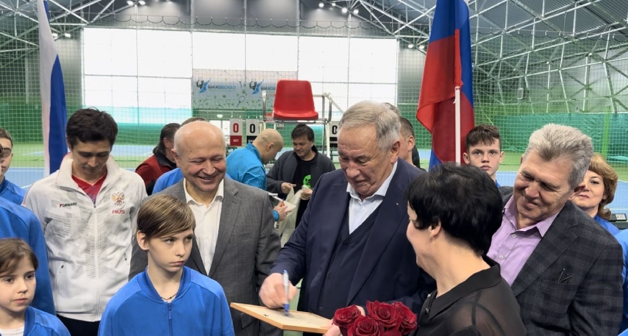 шаховская, теннис, открытие теннисного корта,