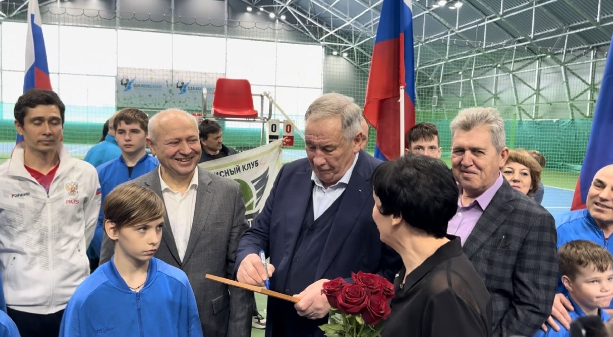 шаховская, теннис, открытие теннисного корта,