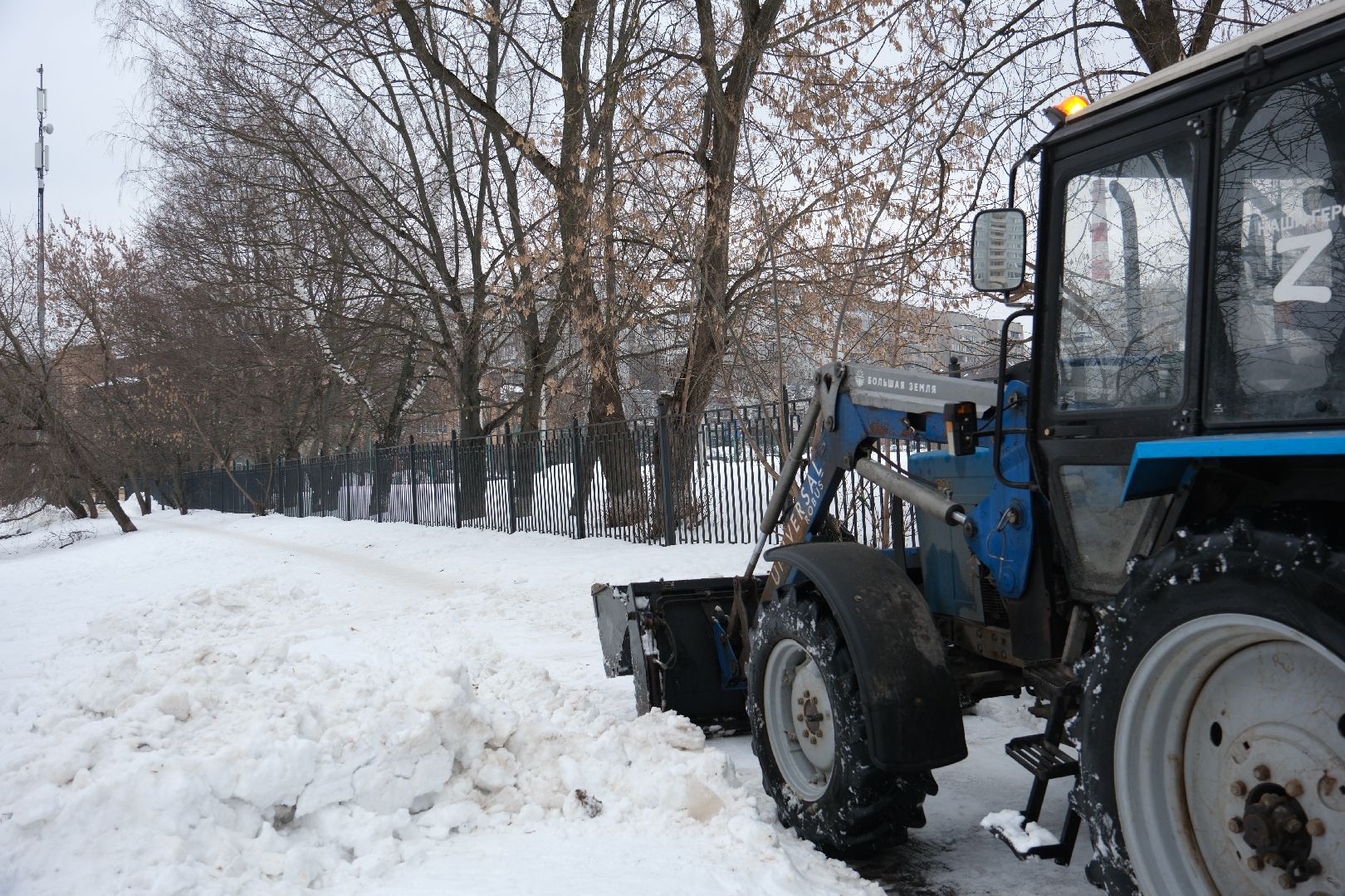 лыткарино, общество, выездная администрация, снег,