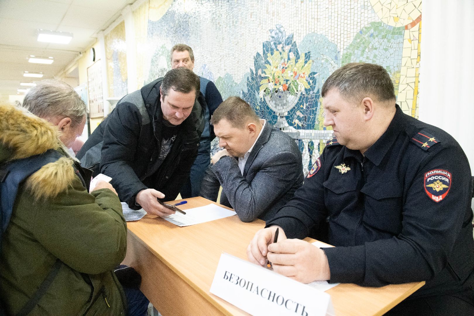 лыткарино, общество, выездная администрация, снег, двор,