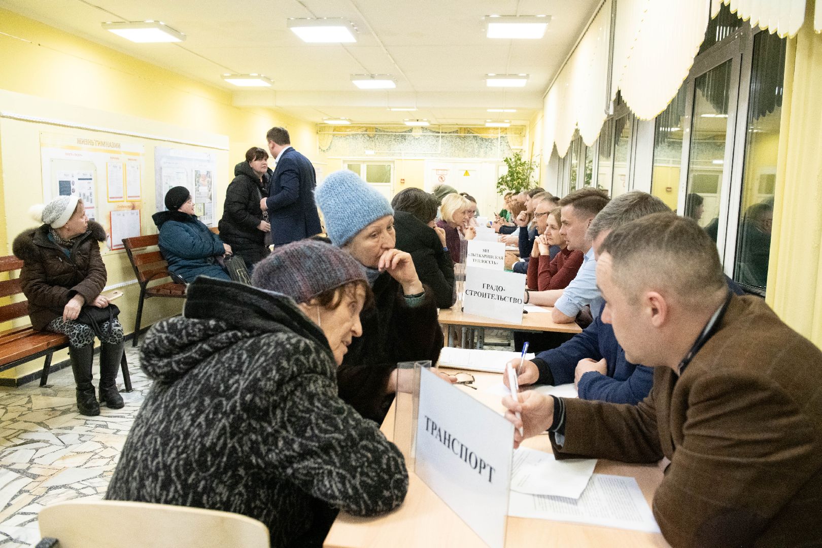 лыткарино, общество, выездная администрация, снег, двор,