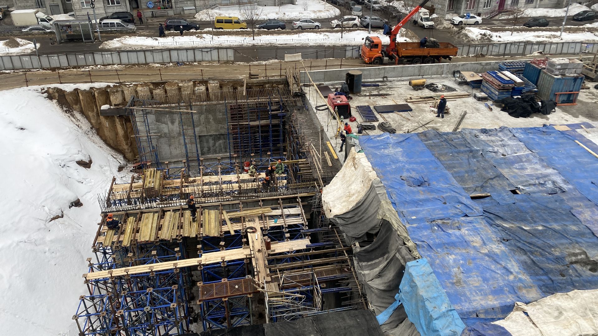 строительство дорог, юла, таганка мост, строительство тоннеля, строительные работы,