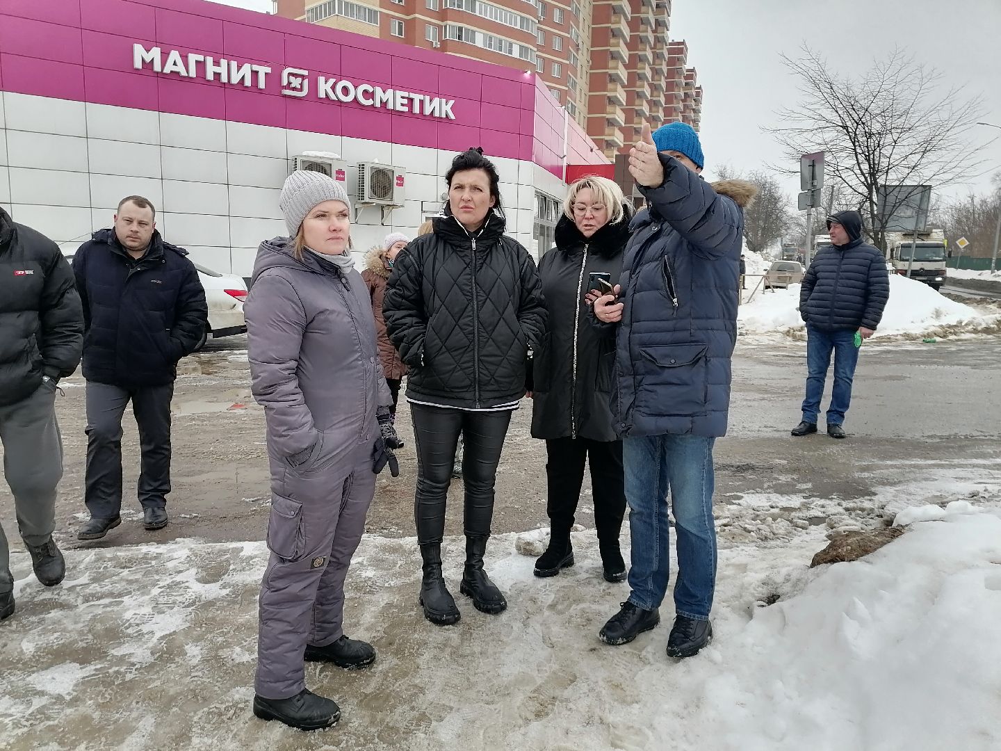 Переход, Жд пути, лобня