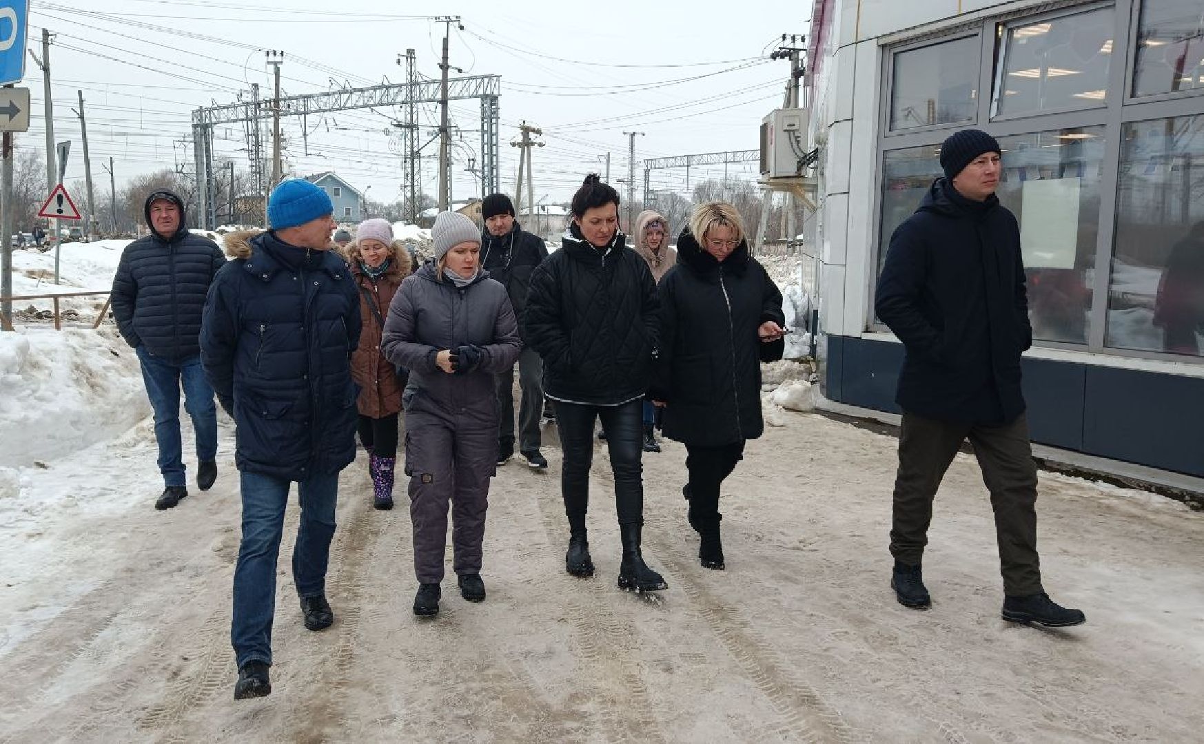 Переход, Жд пути, лобня