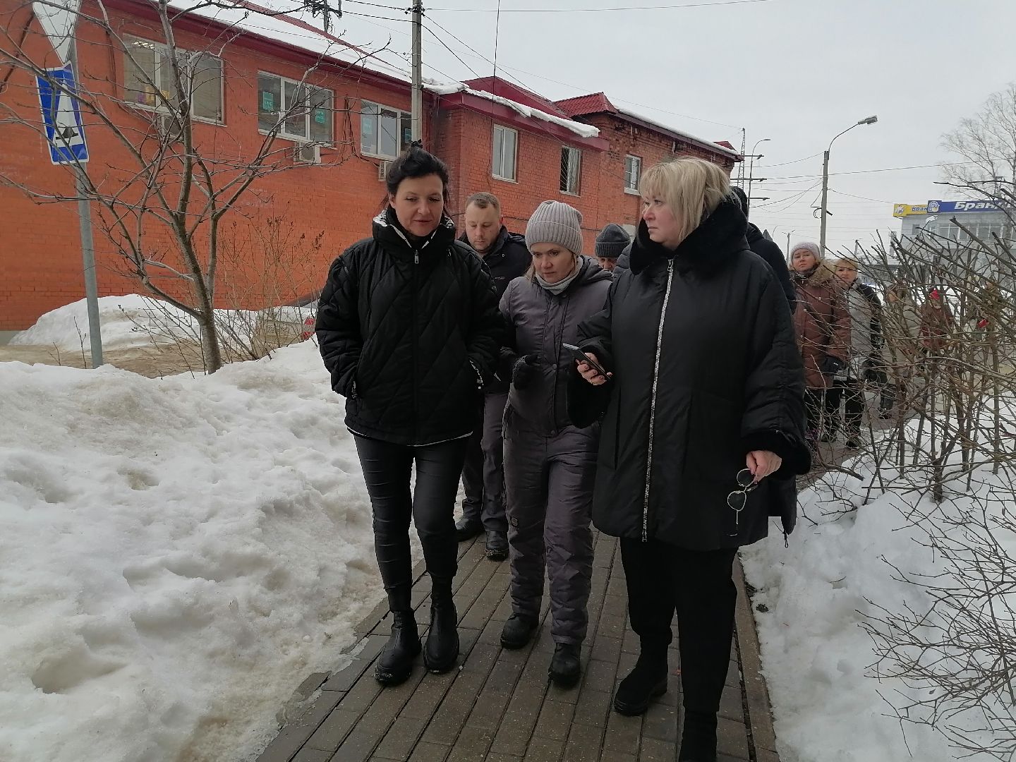 Снег, парковки, лобня,