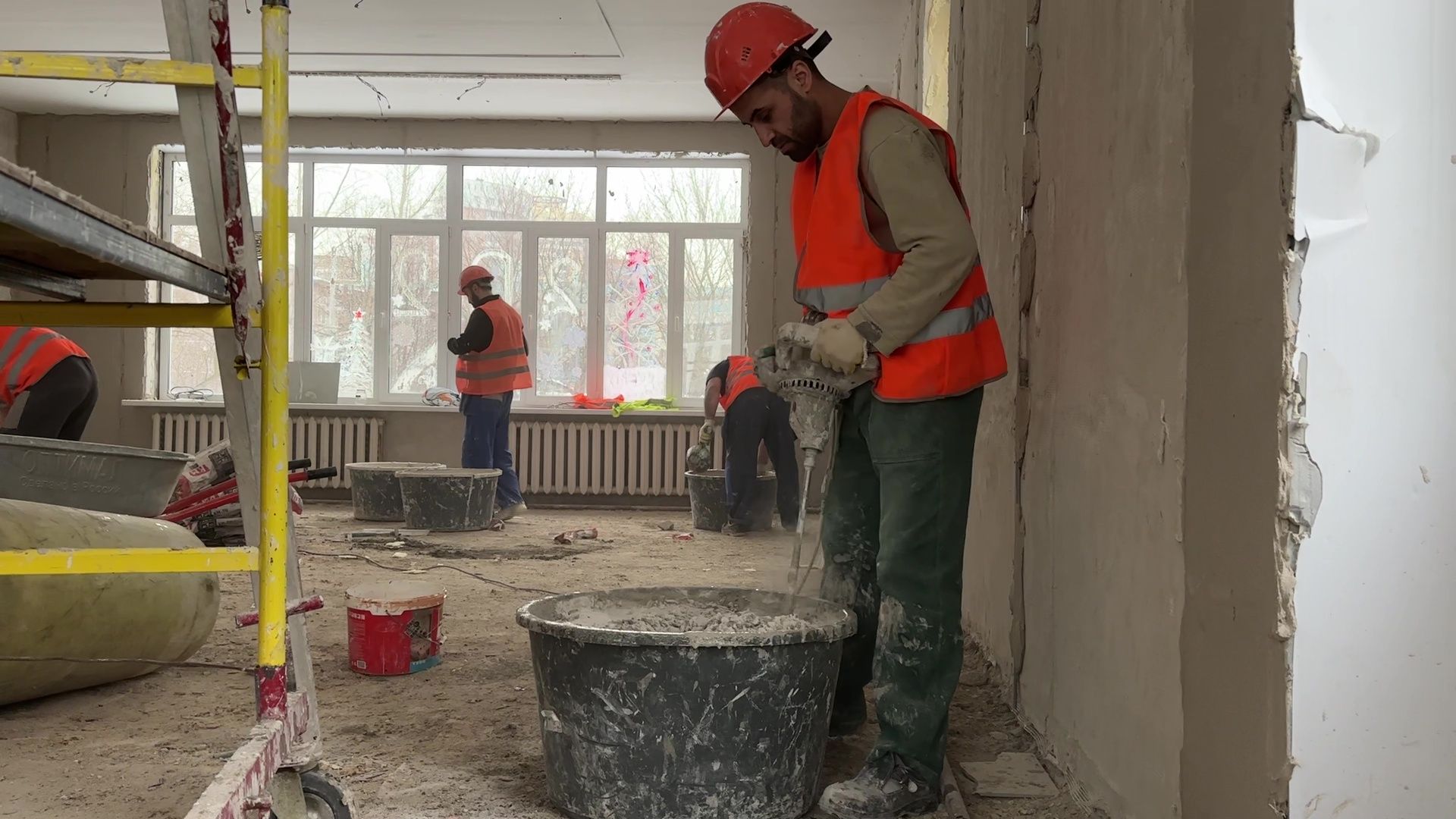 Реутов, образование, ремонт, детский сад, стены, грунтовка, шпатлевка,