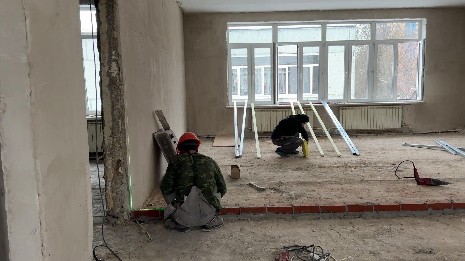 Реутов, образование, ремонт, детский сад, стены, грунтовка, шпатлевка,