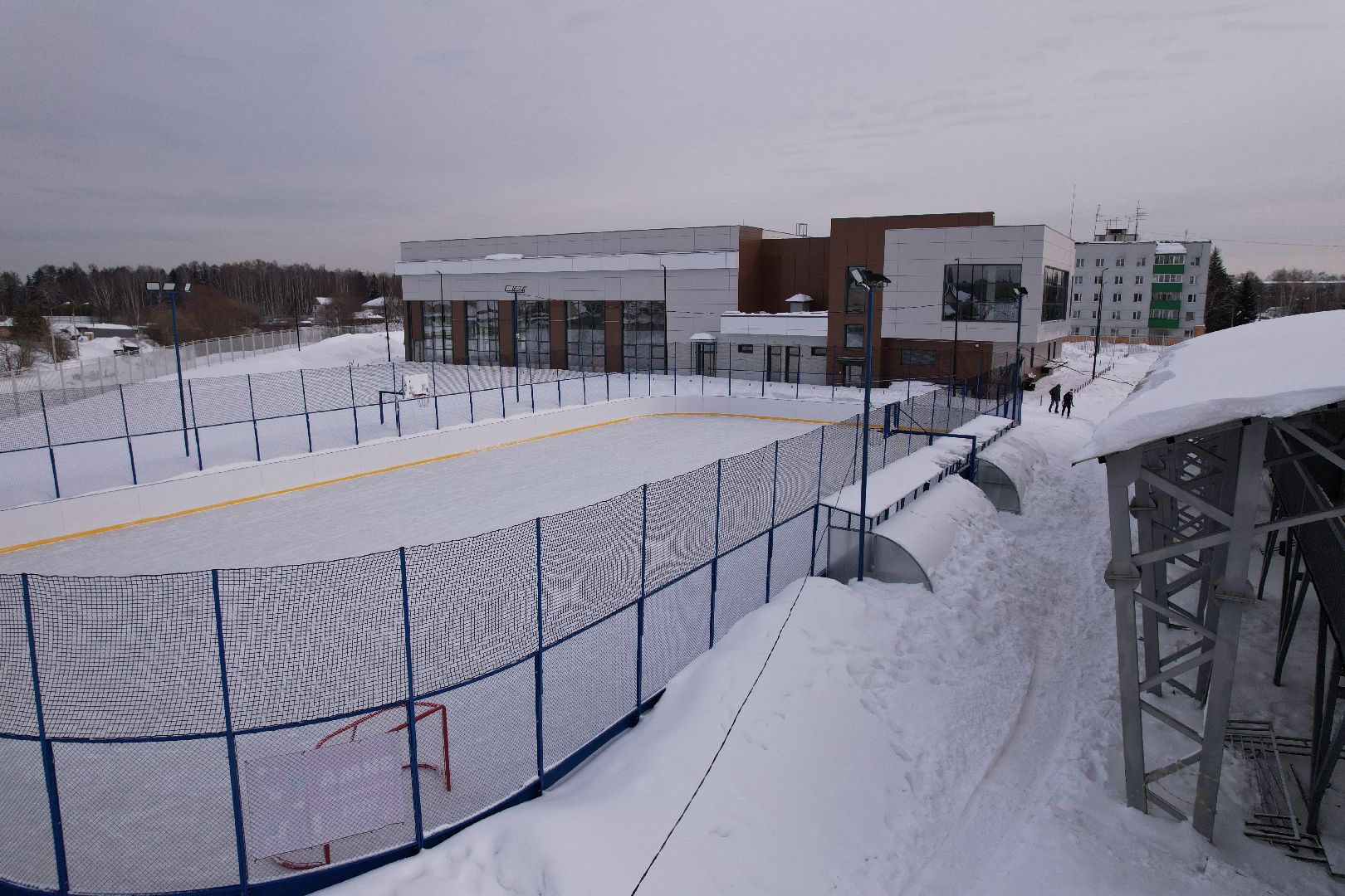 видео с коптера, физкультура, спорт, марфино,